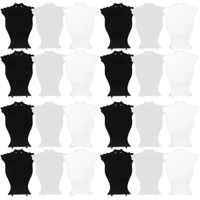  24 PCs Desktop Halskette Büstenbildstand Schmuckhalter Praktische Halskette - Bild 1 von 4