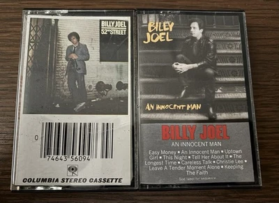 Billy Joel - An Innocent Man & 52nd Street Cassette Tapes Columbia Records - Image 1 of 4