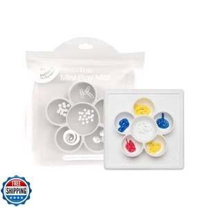 ezpz Mini Spielmatte für Baby + Kleinkind (creme) - 6 Monate+ - Saugplatte mit - Bild 1 von 5