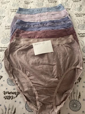 Paquete de 10 bragas bragas Beyondsoft Fruit Of The Loom talla 6 nuevas con etiquetas para mujer Foto 1 de 4