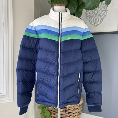 Chaqueta acolchada Marine Layer Lost & Found Zurich para hombre Abrigo XL Usado en Excelente Condición Foto 1 de 4