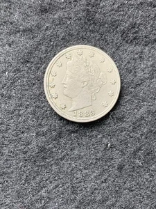 1883 V NICKEL ohne CENTS BESSERE QUALITÄT HAT VOLLE FREIHEIT - KOSTENLOSER VERSAND - Bild 1 von 2