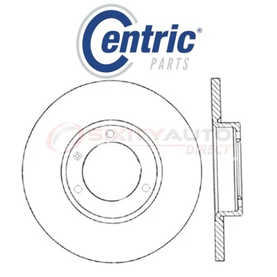 Centric C-TEK Disc Brake Rotor for 2004 Smart Roadster 0.7L L3 - Kit Set nt - Image 1 of 4