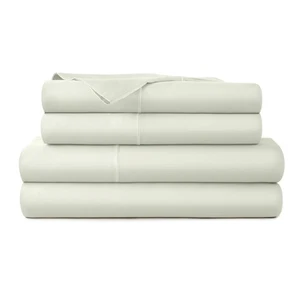 Lenzuola 100% Cotone Biologico Queen Size - Certificate GOTS Lenzuola da Letto Biologiche con... - Foto 1 di 8