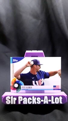 2023 Topps World Baseball Classic Global Stars #7 Pete Alonso ***Team USA*** - Image 1 of 2
