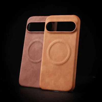 For Google Pixel 9 Pro XL Magnetic Shockproof Hybrid Leather Back Case Cover - Image 1 of 4