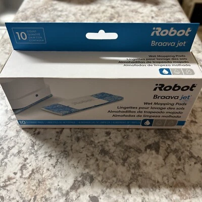 iRobot Braava Jet Wet Mopping Pads 10 Pack Count Cotton Mop Scrub Pads  - Image 1 of 3