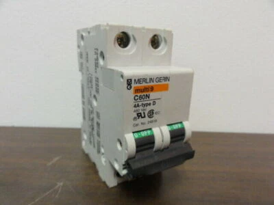 MERLIN GERIN C60N CIRCUIT BREAKER - multi 9 4A type D 480VAC - Image 1 of 3
