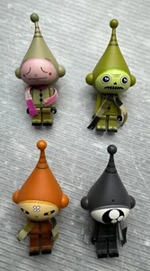 "LOTE DE FIGURAS DE VINILO DALEK Ice-Bots 4""/4 KidRobot verde claro oliva naranja gris" - Imagen 1 de 16