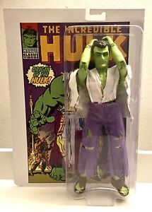 Mego Incredible Hulk Bruce Banner Transformation Custom 8” Figure W/Card!!