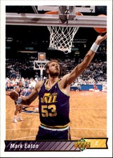 1992-93 Upper Deck Utah Jazz Basketball Card #180 Mark Eaton