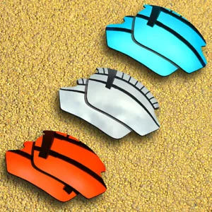 3Pairs Lenses Replacement for-Smith Parallel D-Max Polarized-Silver&Ice Blue&Red - Picture 1 of 8