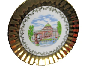 Sammelteller HK Bavaria Germany Wiasbaden-Kurhause Goldrand Rand - Bild 1 von 2