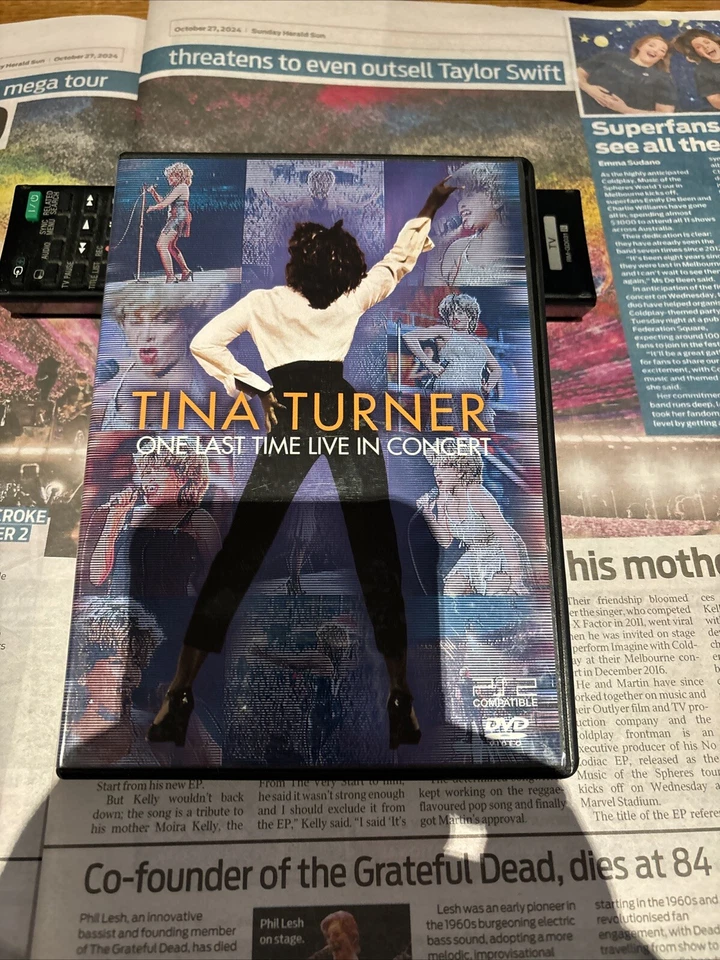 NEW Old Stock DVD TURNER  ONE LAST TIME Not Sealed - image 1 of 4