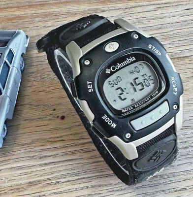 Reloj Columbia CL-5004 DE COLECCIÓN digital impermeable ojo gancho correa de nailon para mujer 34 mm Foto 1 de 3