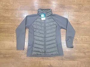 Giacca ibrida Columbia Crestwood Village donna taglia large grigia leggera nuova con etichette - Foto 1 di 9
