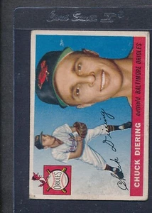 1955 Topps #105 Chuck Diering Orioles Fair *1017 - Picture 1 of 1