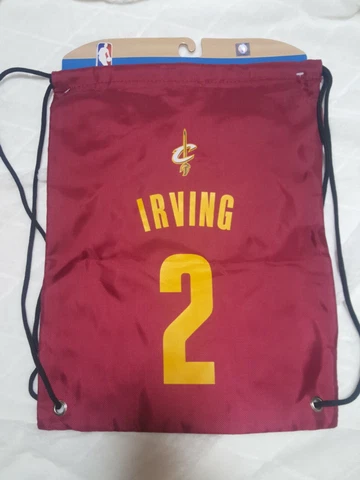 NBA Cleveland Cavaliers Drawstring Backpack #2 Kyrie Irving  Wine /Gold NWT Cover