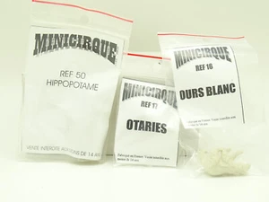 Minicirque Cirque Pinder 1/50 - Lot : Hippopotame - Ours Blanc - Otaries - Picture 1 of 2