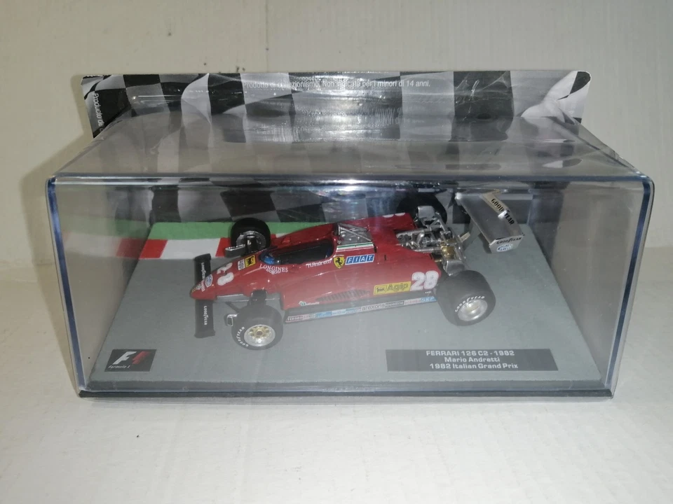 FERRARI 126 C2 1982 MARIO ANDRETTI G.P.ITALIAN #F1 SCALA 1/43 - Immagine 1 di 1