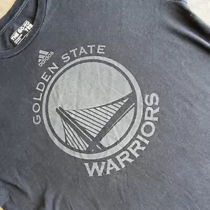 Camiseta Golden State Warriors Adidas Go To Para Hombre Grande Negra Algodón Pullover NBA - Imagen 1 de 9