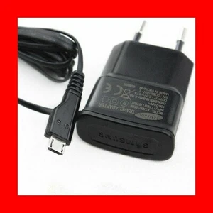 Chargeur Secteur Original Samsung Prise De Courant Murale Cable Cordon Micro USB - Imagen 1 de 1