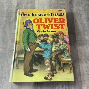Great Illustrated Classics - OLIVER TWIST - Charles Dickens Hard Cover - Picture 1 of 8