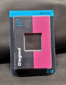 Legrand adorne Plum, 1-Gang Wall Plate - Picture 1 of 2