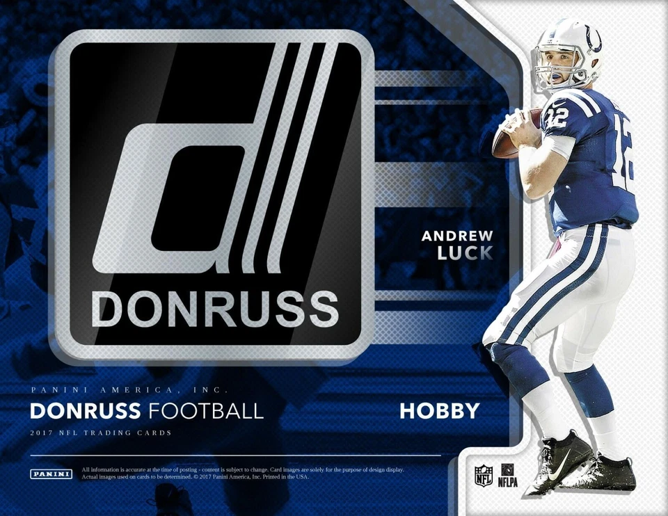 2017 Donruss Football Base Singles #1 - #200 Pick from List - Image 1 of 1