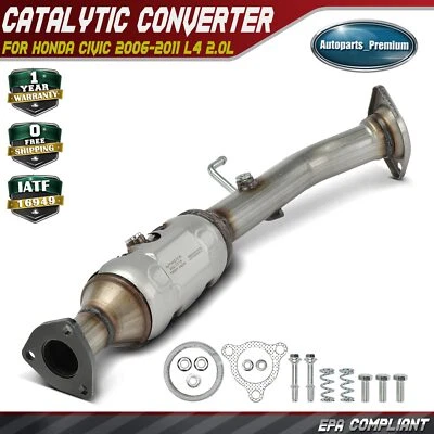 Передний каталитический конвертер для Honda Civic 2006 2007 2008 2009 2010 2011 L4 2,0 л - Изображение 1 из 4