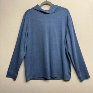 Felpa con cappuccio Vineyard Vines Bluffs OTG blu L uomo spinnaker pied de poule pullover - Foto 1 di 9