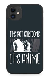 Divertida funda de goma para teléfono de cita de anime cara dibujos animados ojos presentes E653 - Imagen 1 de 2