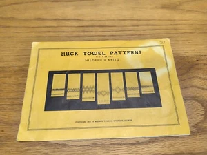 Huck Towel Patterns - First Series by Mildred V Krieg - 29 Patterns - Bild 1 von 3