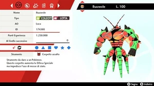 Buzzwole Shiny 6IV Battle Ready Pokemon Sword - Shield Pokemon Spada - Scudo - Picture 1 of 3