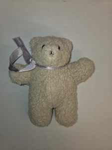 Oatmeal Jr North American Bear Co Squeaker Plush Teddy Bear Vintage 1988 Small - Picture 1 of 7