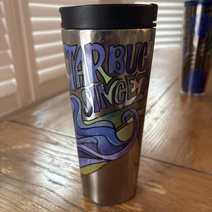 Starbucks "Since 71" Groovy Hippie Mermaid Edelstahl Tumbler Becher Tasse 16 oz - Bild 1 von 7