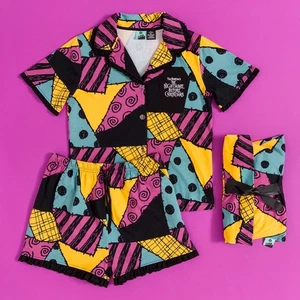 Women's Disney The Nightmare Before Christmas Sally Shirt And Shorts Pyjama Set  - Picture 1 of 4