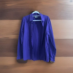 Express Mens 1MX Shirt Xlarge Modern Fit Purple Long Sleeve Button Up Preppy - Picture 1 of 3