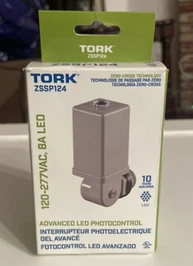 Tork Advanced LED Photocontrol 120-277VAC 8A ZSSP124 Photocell Brand New - Picture 1 of 4