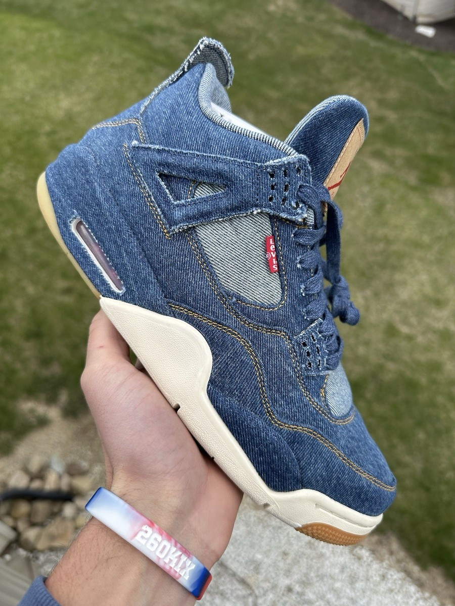 Levi's x Air Jordan 4 Retro Denim for Sale | Authenticity Levi's x Air Jordan 4 Retro Denim for Sale | Authenticity