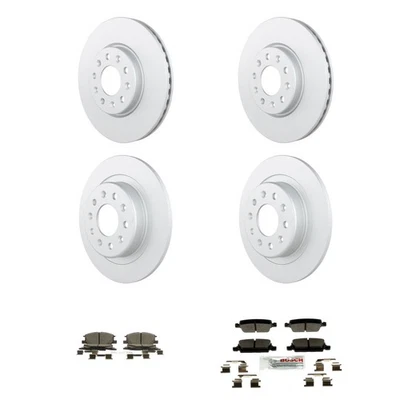 Kit de pastillas de freno y rotor de cerámica Bosch QuietCast para Chevrolet Malibu 2016-2021 Foto 1 de 4