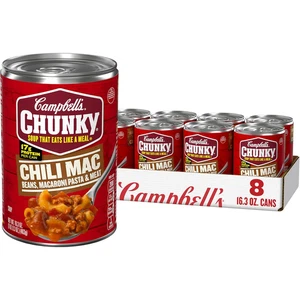 Campbell'S Chunky Soup, Chili Mac, 16.3 Oz Can (Case of 8) - Picture 1 of 12
