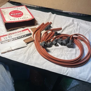 New Niehoff Ignition Cable Set Wire & Cable 12-83. 8 cylinder fits mopar & ford - Picture 1 of 8