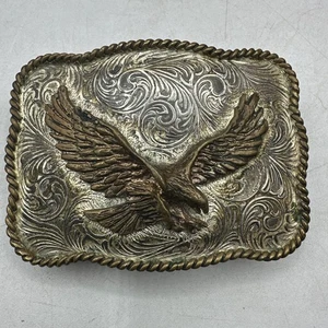Big Eagle in Flight Scrolled Vintage Ornate Belt Buckle for 1 1/2" Belt - Picture 1 of 3