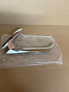 Left Front Bumper Fog Light Cover Trim Chrome ABS For GMC Terrain 2018-2022 OEM - Foto 1 di 4