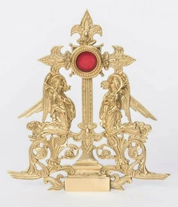 Large Wall Hanging Adorning Angel Reliquary for your Relic - 11" ht (#192) - Picture 1 of 16