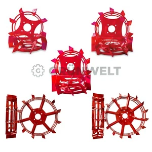 Eisenräder Grünwelt GW-ER Schaufelräder Schaufelrad Eisenradset zum Pflügen - Bild 1 von 21
