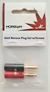 Dynamite Gold Banana Plug Set with Screws DYNC0036 - Picture 1 of 1
