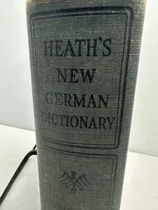 1939 Heath’s New GERMAN and ENGLISH Dictionary by Karl Breul, Hardcover EB6c - Picture 1 of 17