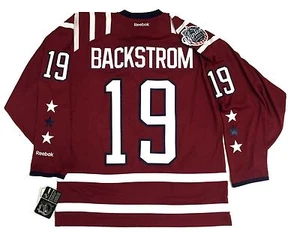 NICKLAS BACKSTROM WASHINGTON CAPITALS 2015 WINTER CLASSIC REEBOK PREMIER JERSEY - Picture 1 of 5